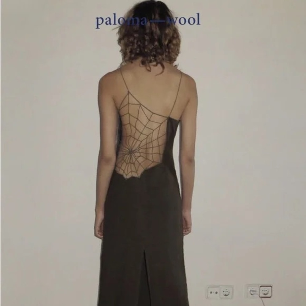 ISO Paloma Wool Dark Brown Backless Dress